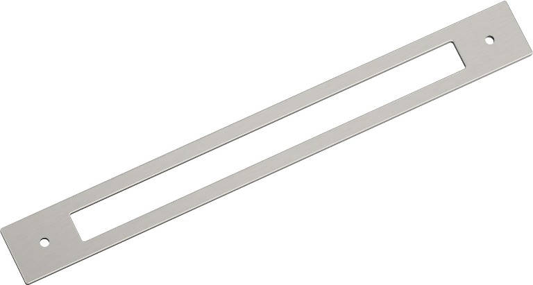 Satin Nickel Steel Backplate