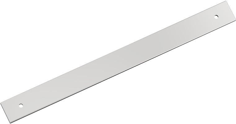 Polished Chrome Steel Backplate