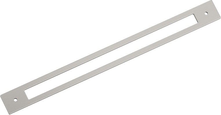 Satin Nickel Steel Backplate