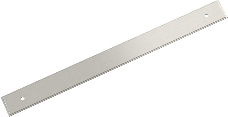 Satin Nickel Steel Backplate