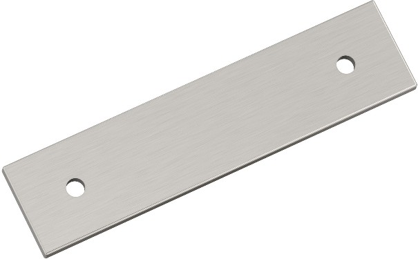 Satin Nickel Steel Backplate
