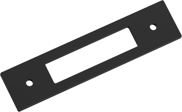 Matte Black Steel Backplate