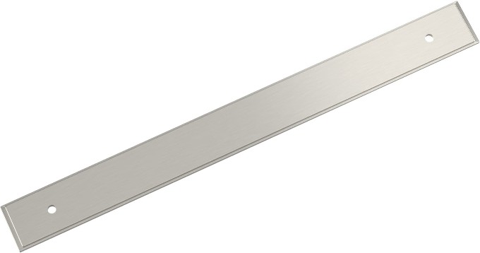 Satin Nickel Steel Backplate