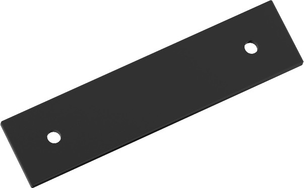 Matte Black Steel Backplate