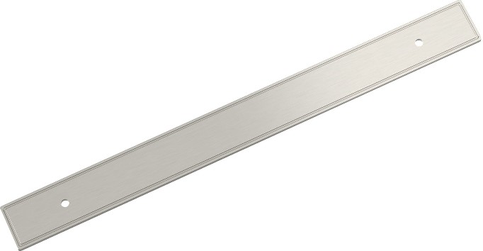 Satin Nickel Steel Backplate