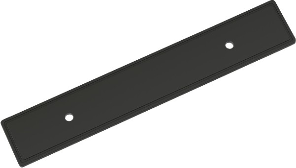 Matte Black Steel Backplate