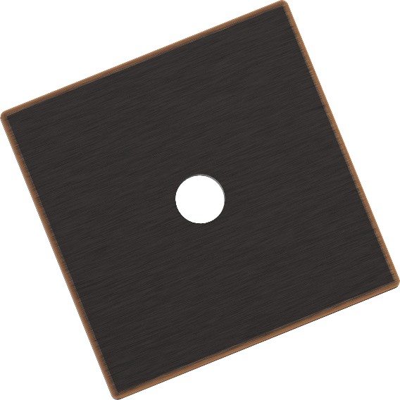 Oil-Rubbed Bronze Steel Backplate