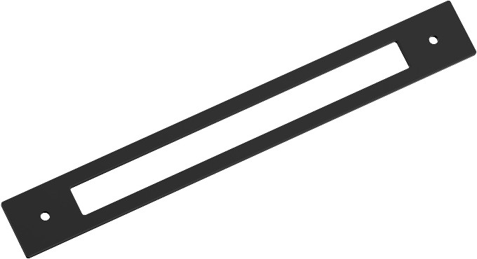 Matte Black Steel Backplate