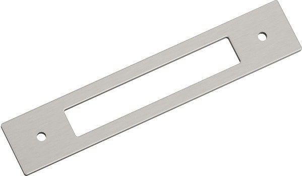 Satin Nickel Steel Backplate