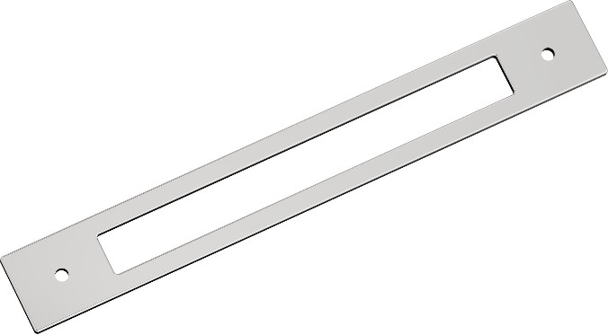 Polished Chrome Steel Backplate