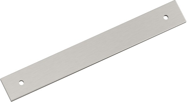 Satin Nickel Steel Backplate