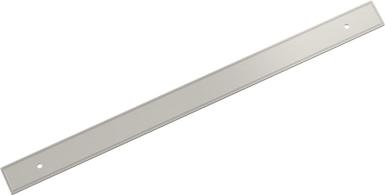 Satin Nickel Steel Backplate