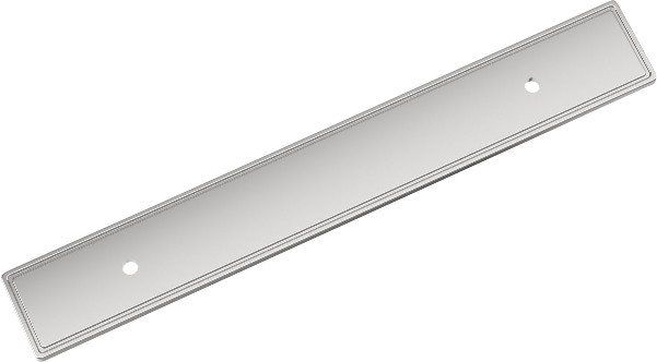 Polished Chrome Steel Backplate