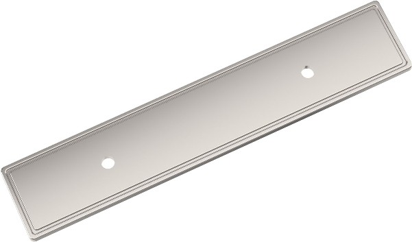 Polished Nickel Steel Backplate