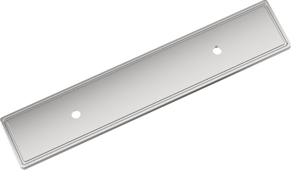 Polished Chrome Steel Backplate