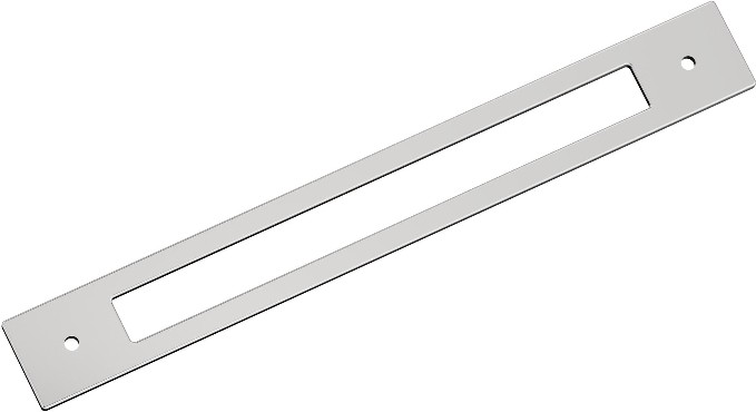 Polished Chrome Steel Backplate
