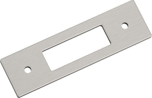 Satin Nickel Steel Backplate