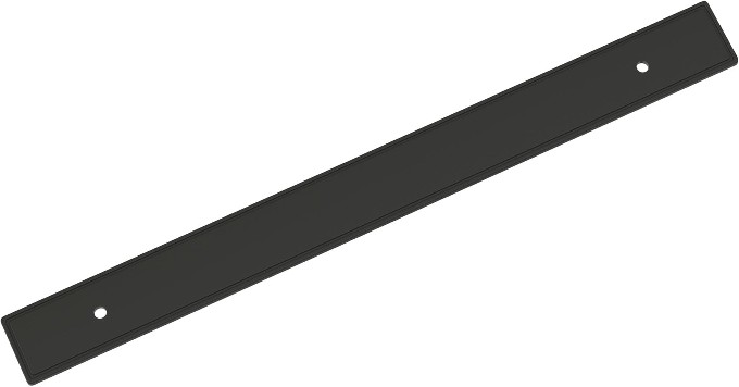 Matte Black Steel Backplate