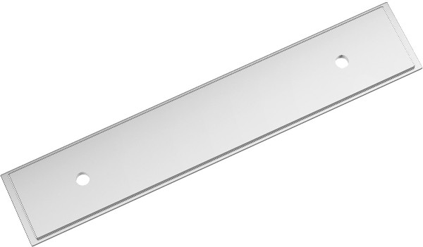 Polished Chrome Steel Backplate