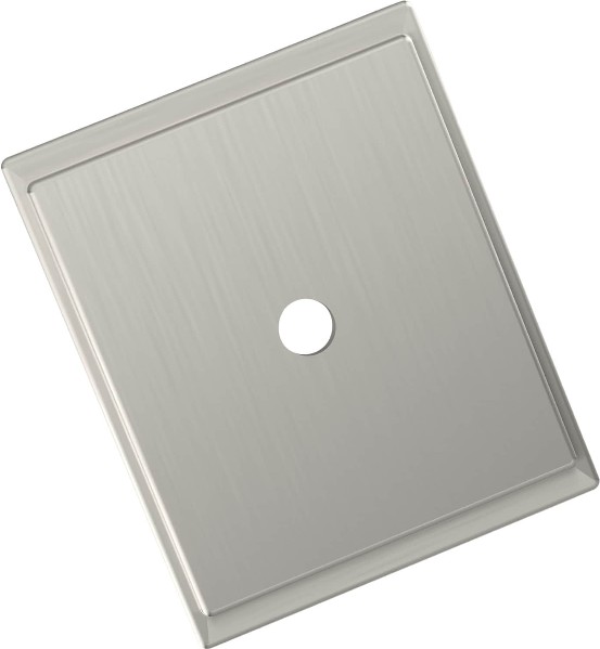 Satin Nickel Steel Backplate