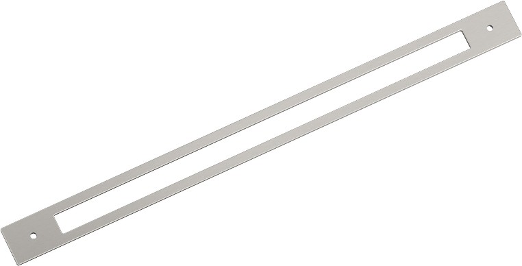 Satin Nickel Steel Backplate