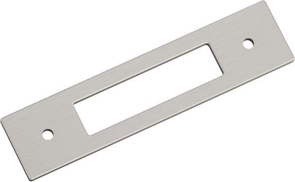 Satin Nickel Steel Backplate
