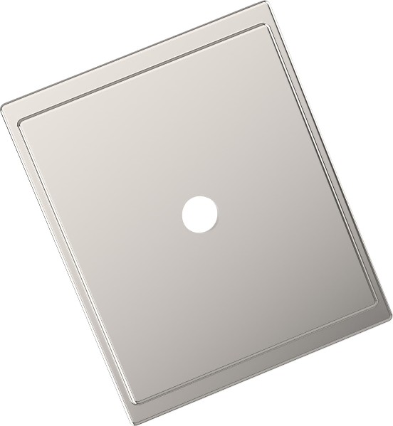 Polished Nickel Steel Backplate