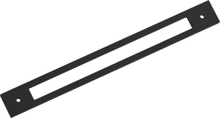 Matte Black Steel Backplate