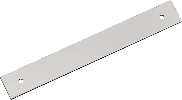 Polished Nickel Steel Backplate