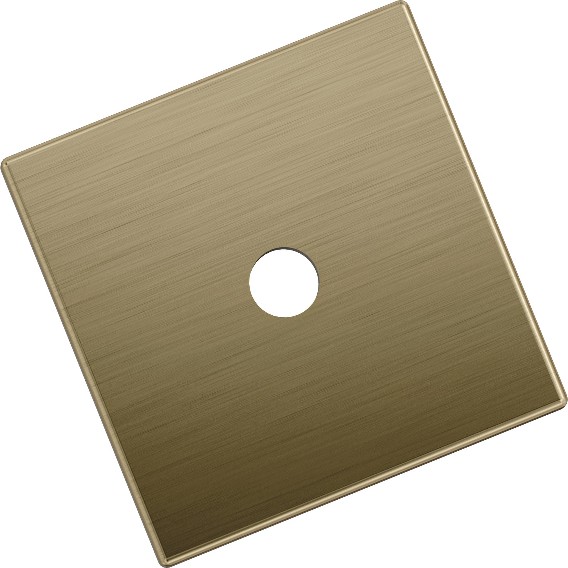 Golden Champagne Steel Backplate