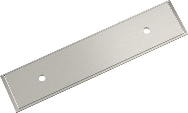 Satin Nickel Steel Backplate