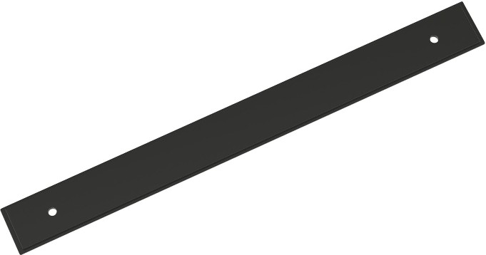 Matte Black Steel Backplate