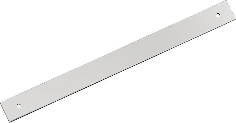 Polished Chrome Steel Backplate