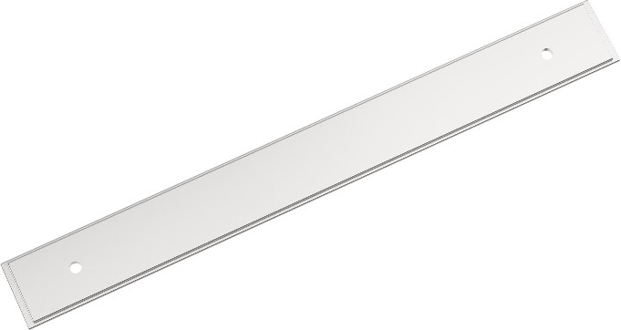 Polished Chrome Steel Backplate