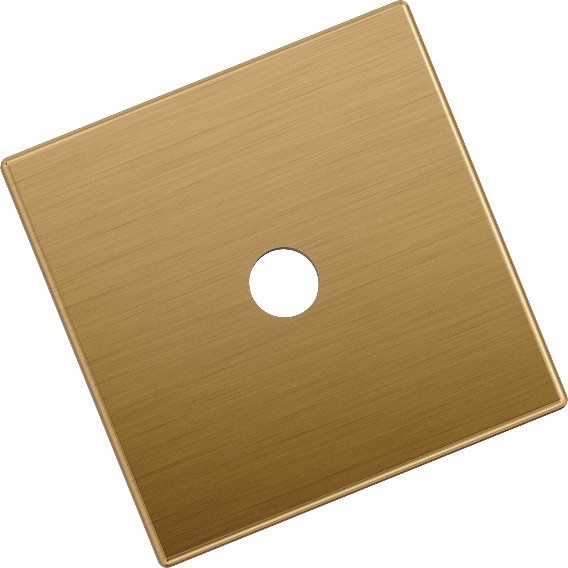 Champagne Bronze Steel Backplate