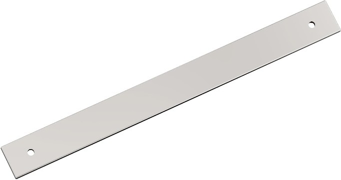 Polished Nickel Steel Backplate
