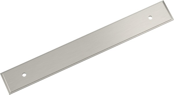 Satin Nickel Steel Backplate