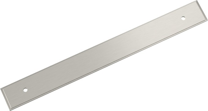 Satin Nickel Steel Backplate