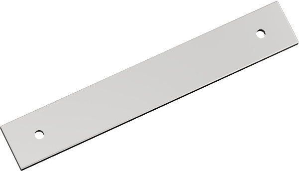 Polished Chrome Steel Backplate
