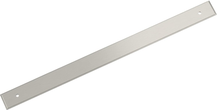 Satin Nickel Steel Backplate