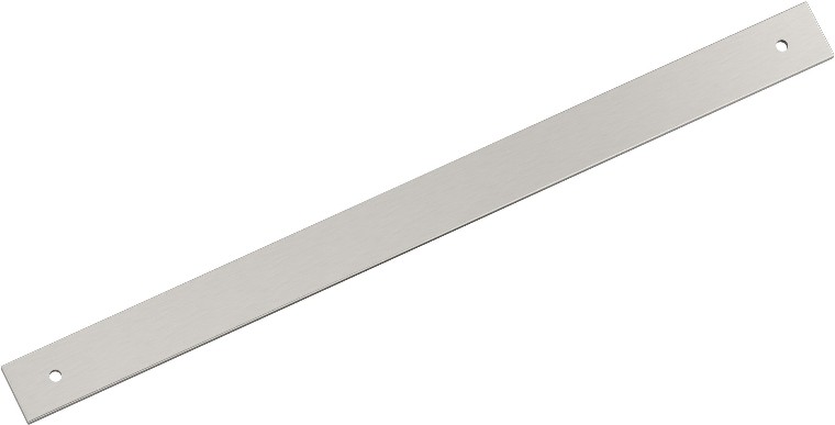 Satin Nickel Steel Backplate