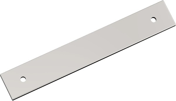 Polished Nickel Steel Backplate