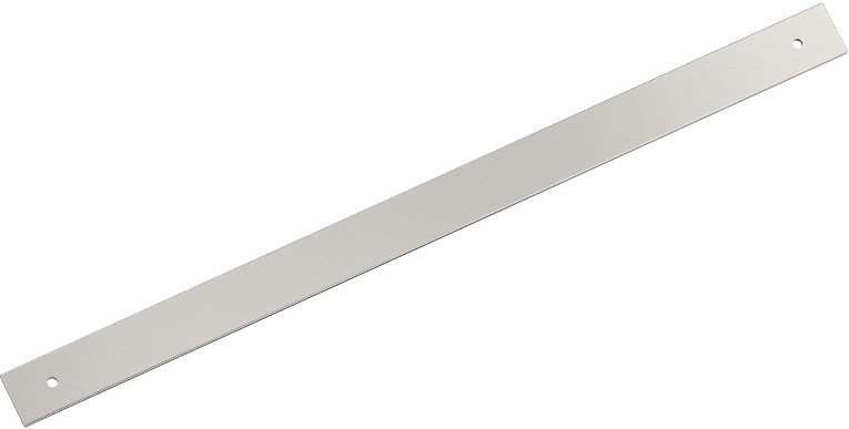 Satin Nickel Steel Backplate