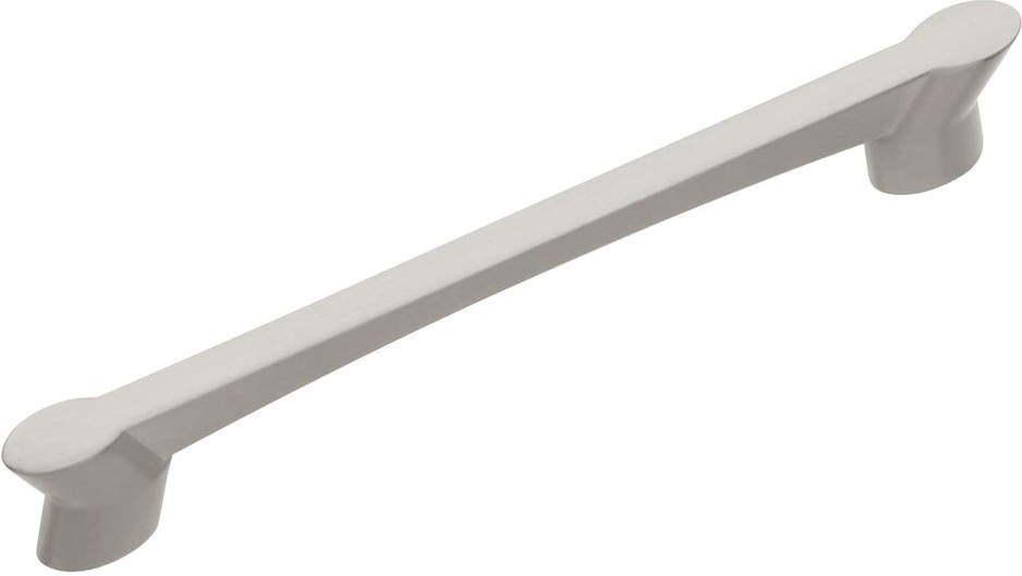 Wisteria 5-1/16-in , 128mm Center to Center Satin Nickel Rectangular Bar Drawer Pulls