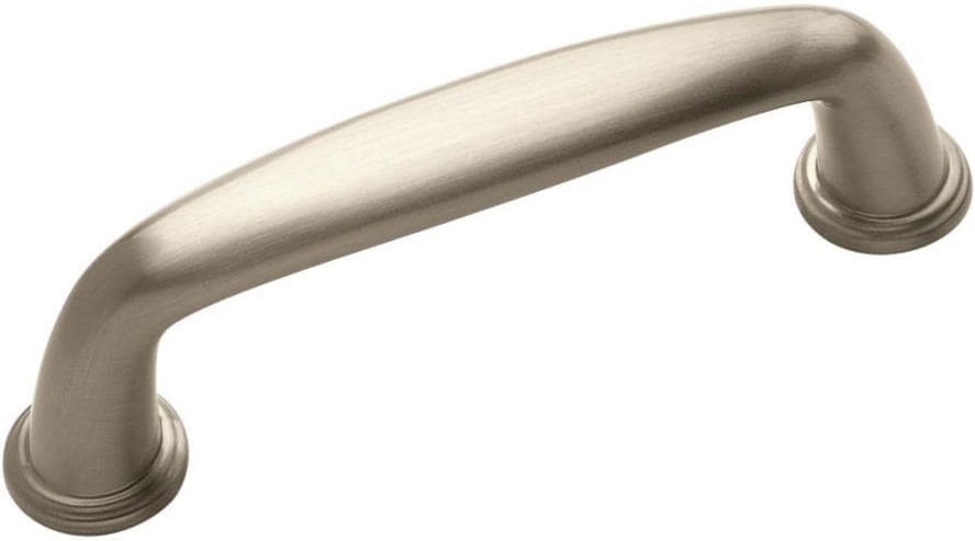 Kane 3-in , 76mm Center to Center Satin Nickel Arch Bar Drawer Pulls