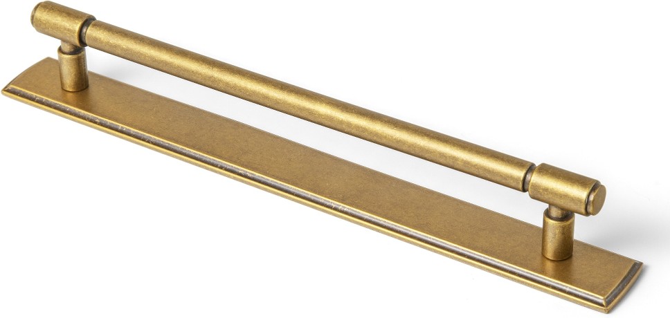 Cylindrical Handle 2-Pack in Antique Brass and Champagne Bronze