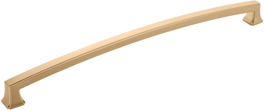 Bridges 12-in , 305mm Center to Center Champagne Bronze Rectangular Handle Drawer Pulls