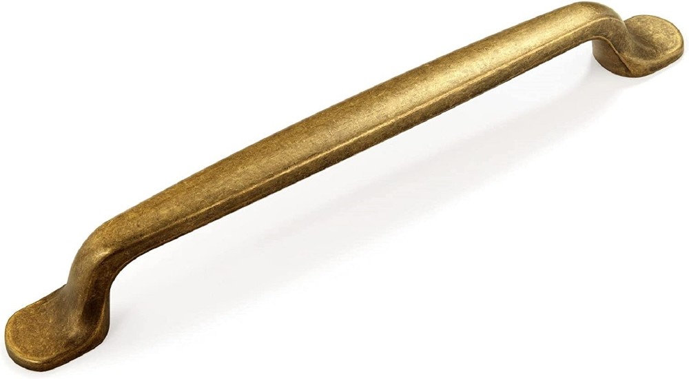 96mm Center to Center Antique Brass Arch Handle 6