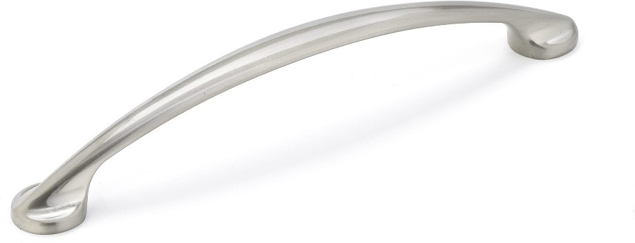 Germain 5-1/16-in , 128mm Center to Center Brushed Nickel Arch Handle Drawer Pulls