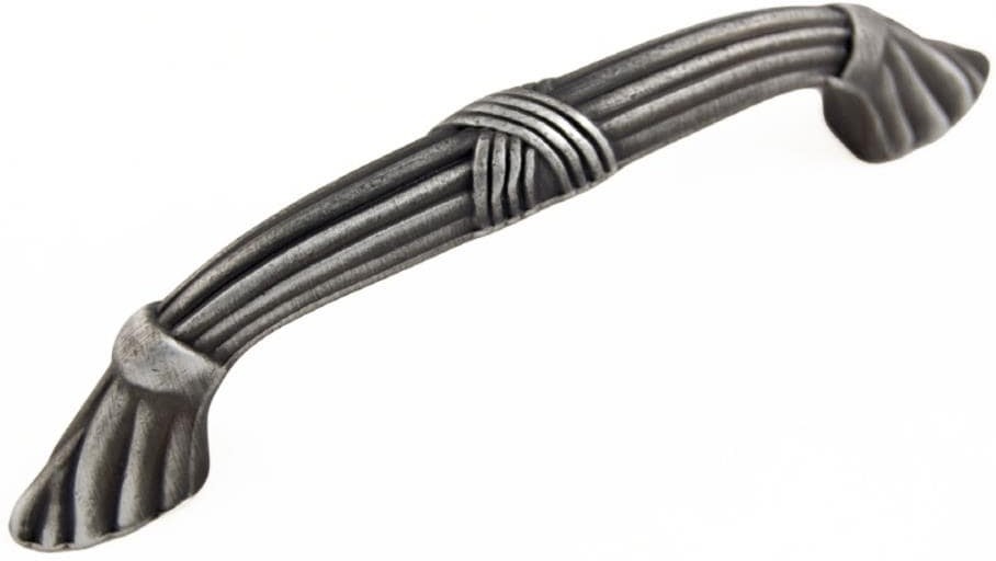 3-1/2-in , Distressed nickel Arch Bar Drawer Pulls